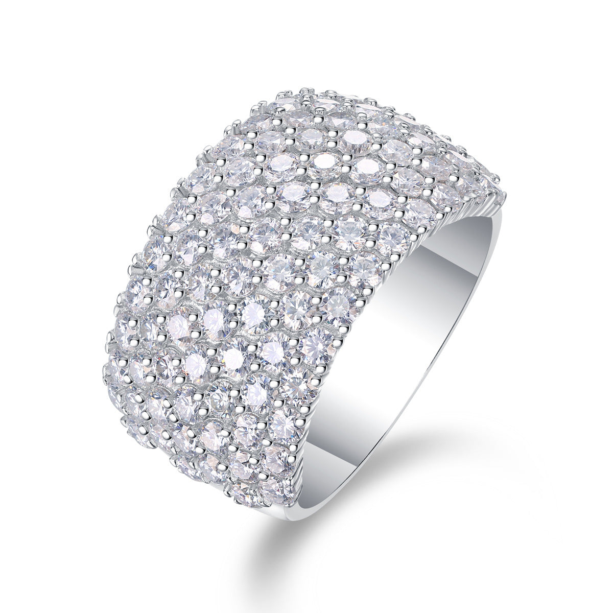 adjustable moissanite ring