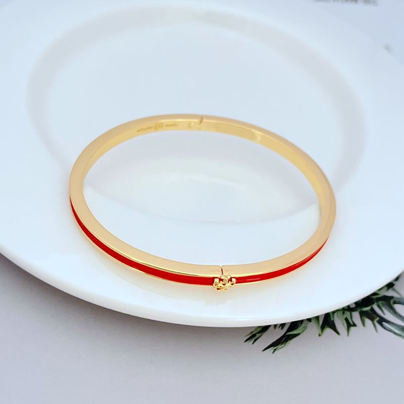 Tory Burch minimalist enamel metal bracelet