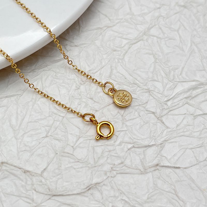 Tory Burch Sparkling Rhinestone Necklace Metal Women