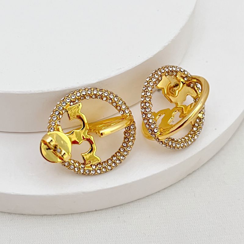 Tory Burch Plated18K Gold  Celestial Star Orbit Earrings