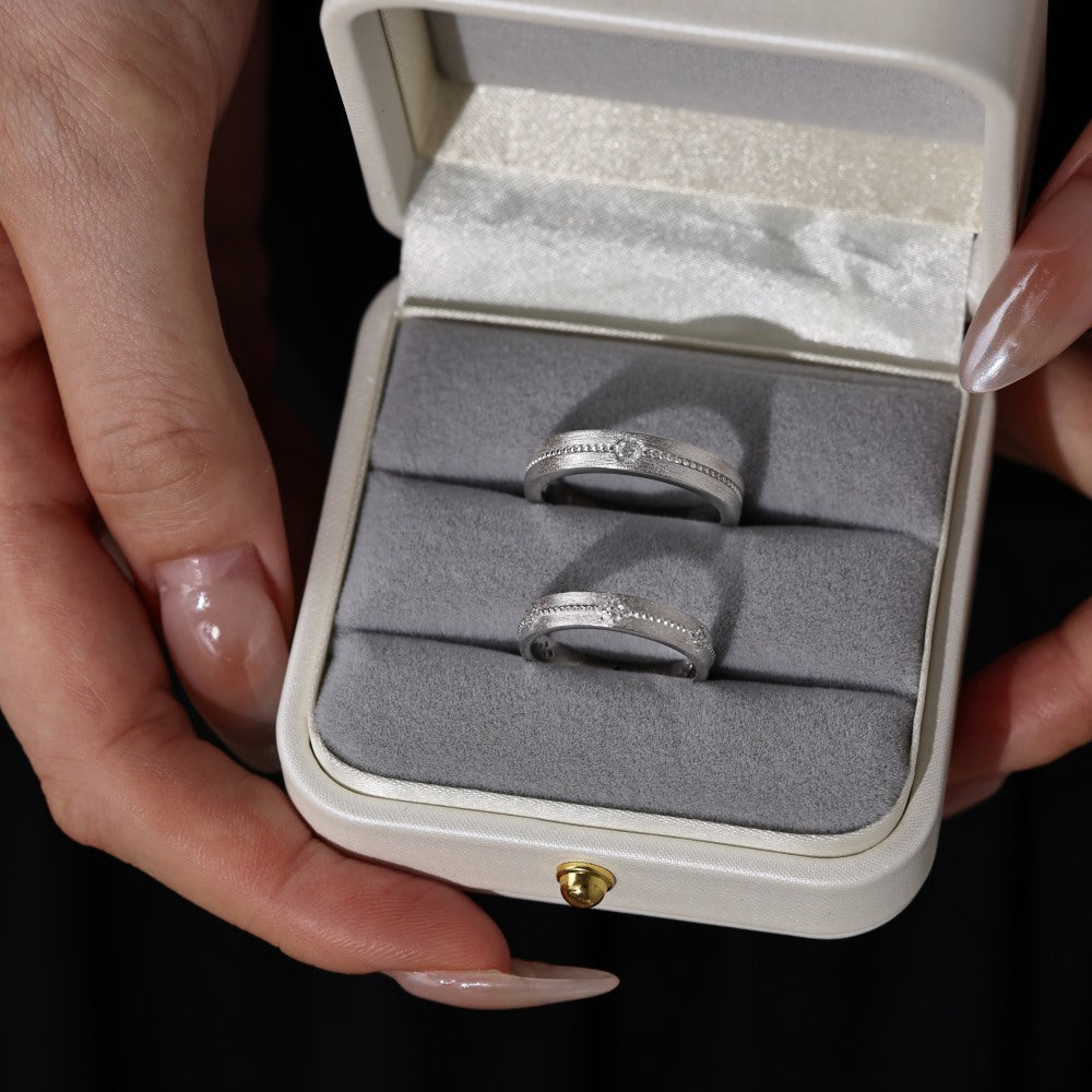 Non Fade Jewellery Couple Engage Rings