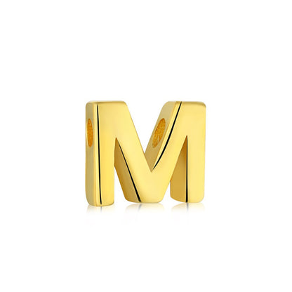 alphabet m pendant