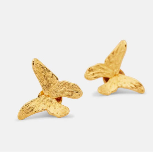 Oscar de la Renta Vintage Butterfly Earrings