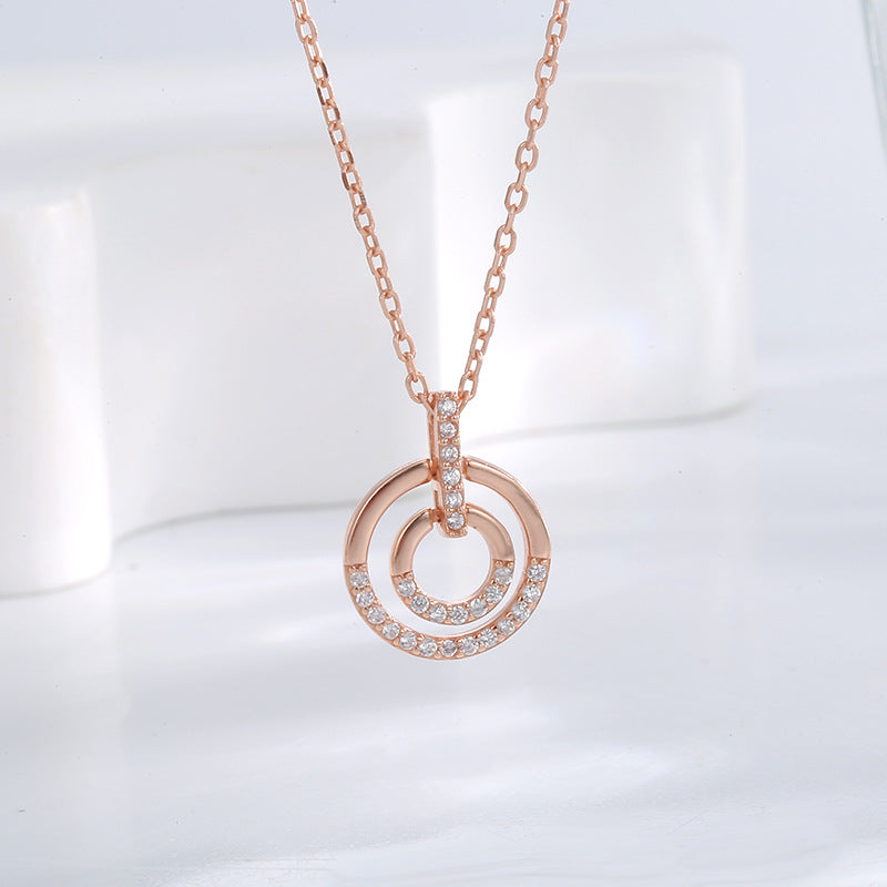 interlocking circle necklace