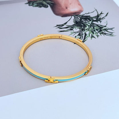 Tory Burch Enamel T Bracelet