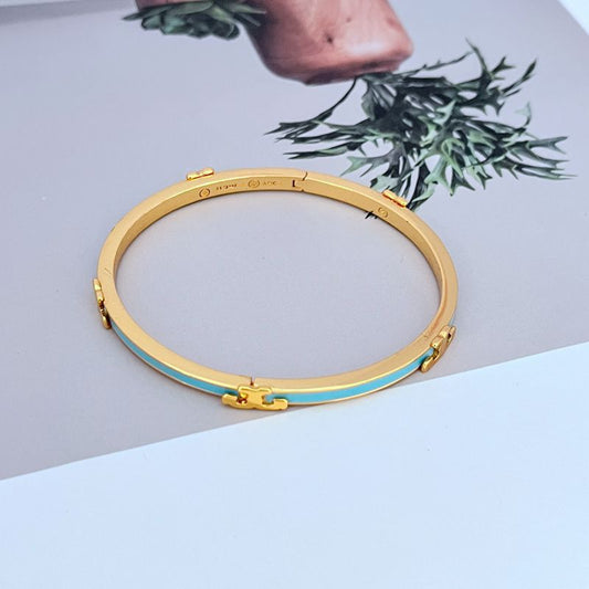 Tory Burch Enamel T Bracelet