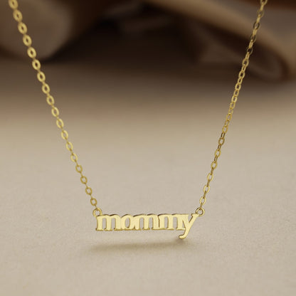 mommy loves you necklace