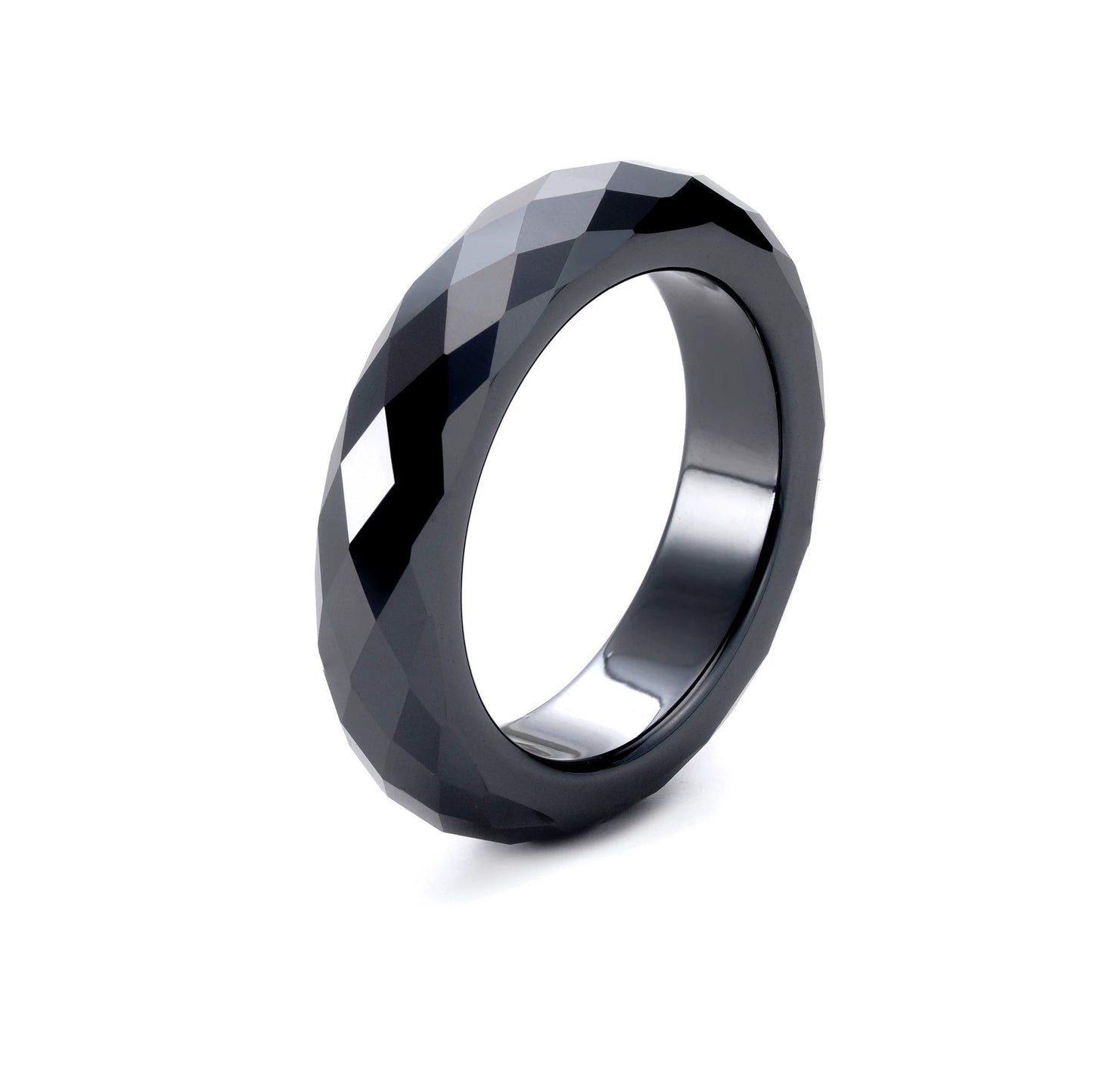Lab Grown Diamond Band Wedding Ring ｜ Black | JIMMY JEWELRY