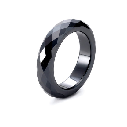 Lab Grown Diamond Band Wedding Ring ｜ Black | JIMMY JEWELRY