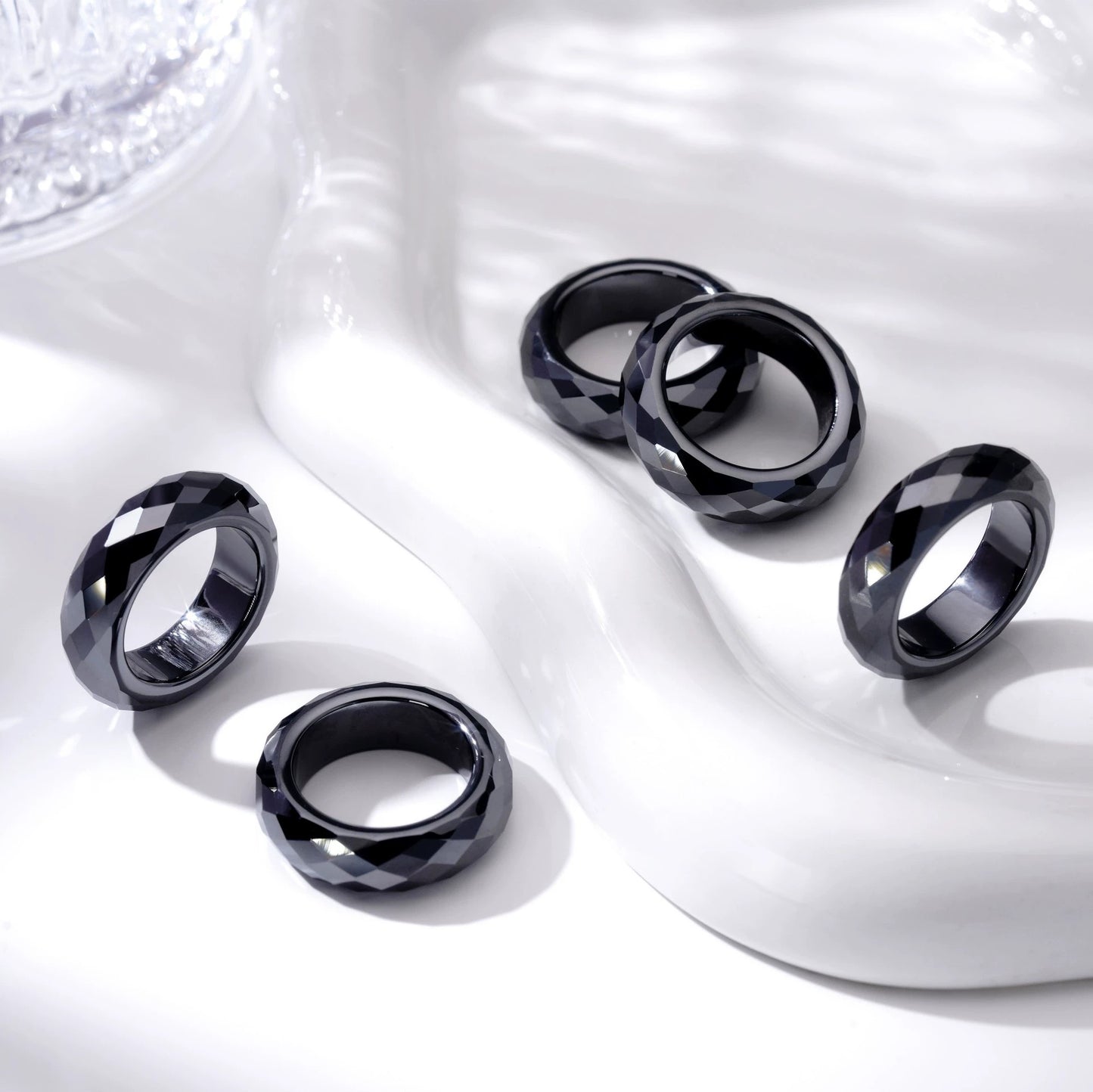 Lab Grown Diamond Band Wedding Ring ｜ Black | JIMMY JEWELRY