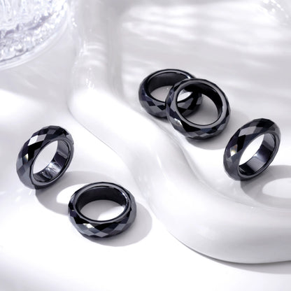 Lab Grown Diamond Band Wedding Ring ｜ Black | JIMMY JEWELRY