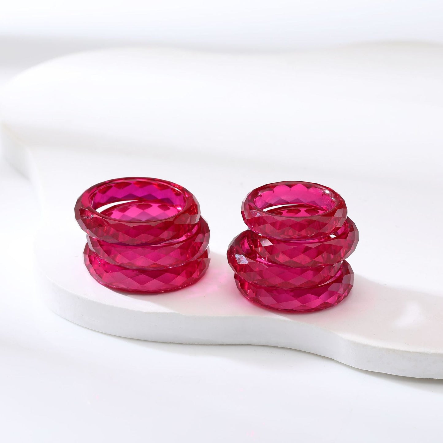 Lab Grown Corundum Ring Blue Red | JIMMY JEWELRY