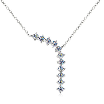 Moissanite Y-Drop Necklace