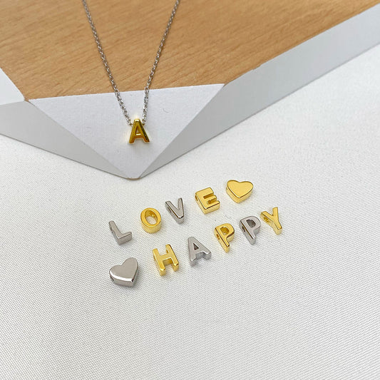 DIY letter jewelry