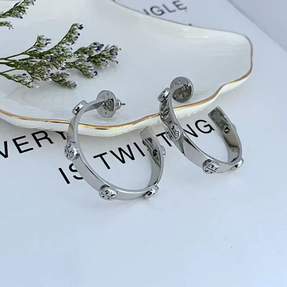 Tory Burch Signature Metal Earrings - JIMMY JEWELRY 01