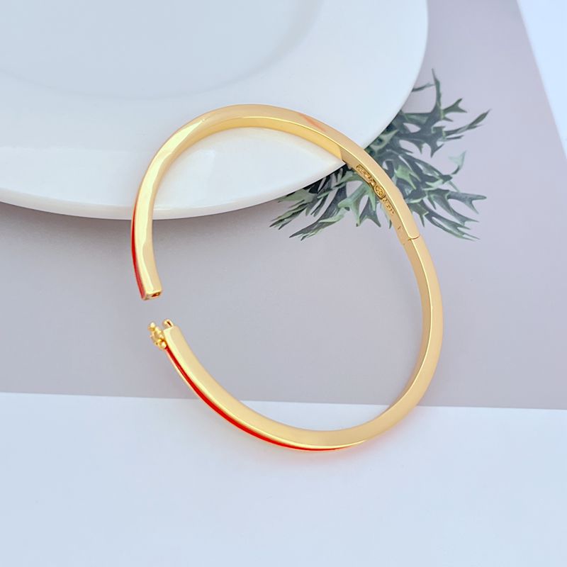 Tory Burch minimalist enamel metal bracelet