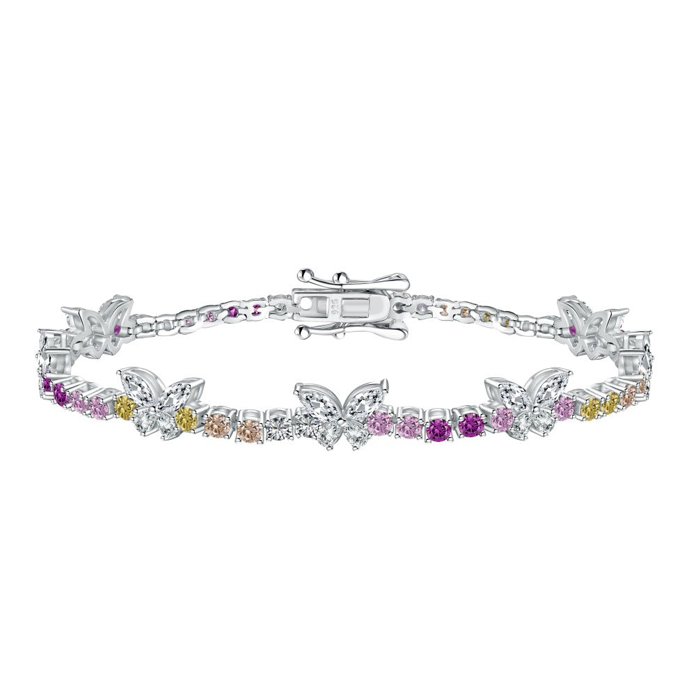 diamond butterfly bracelet