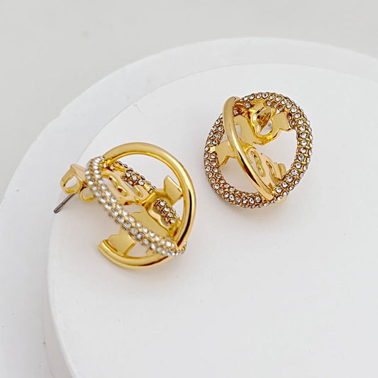 Tory Burch Plated18K Gold  Celestial Star Orbit Earrings