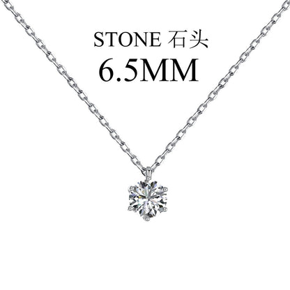 Solitaire 5A Zirconia Jewelry Pendant Necklace