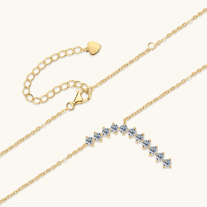 Moissanite Y-Drop Necklace