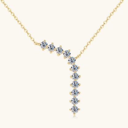 Moissanite Y-Drop Necklace