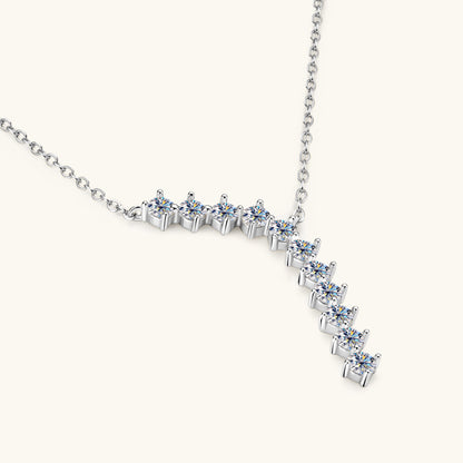 Moissanite Y-Drop Necklace