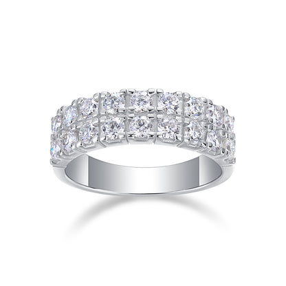 moissanite oval solitaire ring