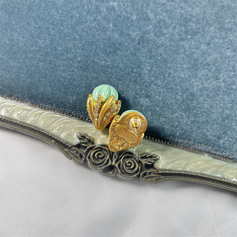 Oscar de la Renta Enamel Ice Cream Stud Earrings Women