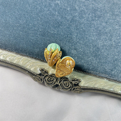 Oscar de la Renta Enamel Ice Cream Stud Earrings Women