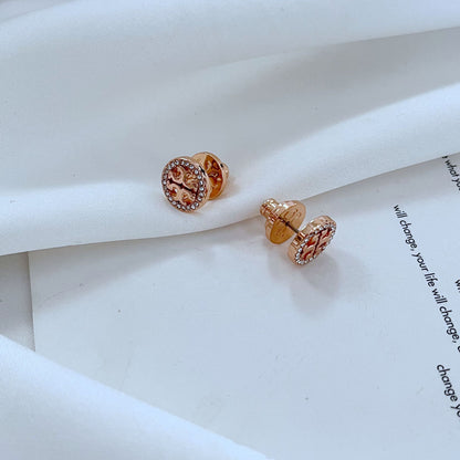 Sophisticated Miller Pave Stud Earrings