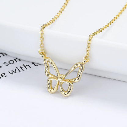 Nature-Inspired Butterfly Necklace

