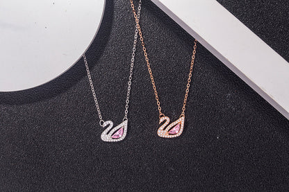 Luxurious Swarovski Swan Necklace