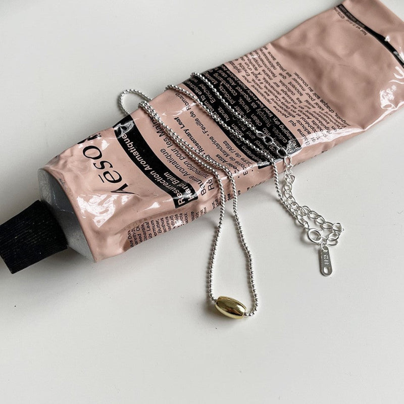 Contemporary Two-Tone Tube Pendant

