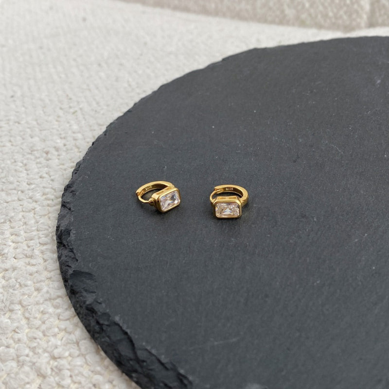 Radiant Rectangle Hoops

