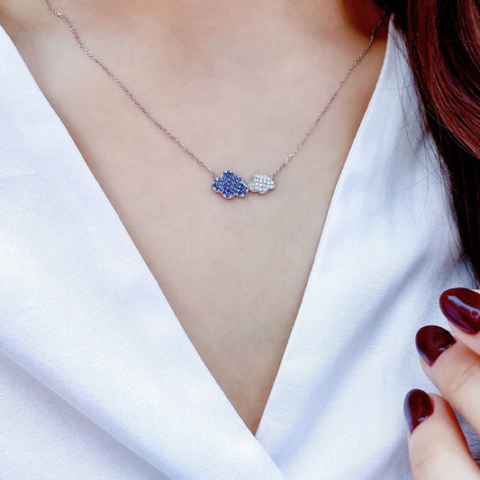 Dreamy Cloud Cluster Necklace
