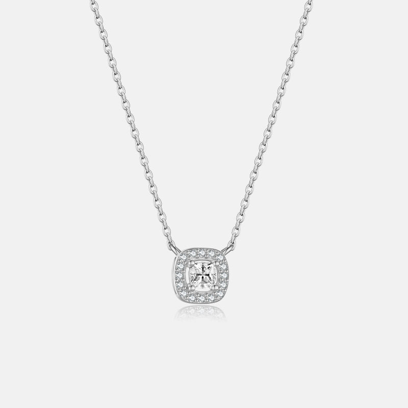 Dazzling Cushion Halo Chain

