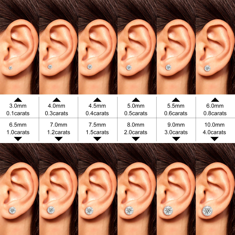 Radiant Halo Studs

