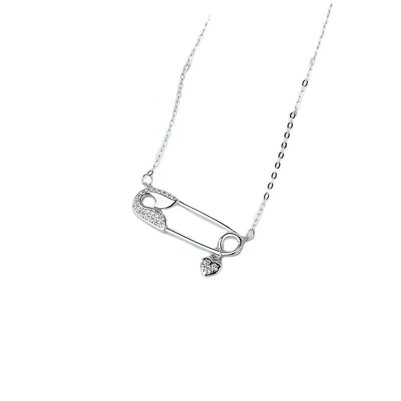 safety pin necklace