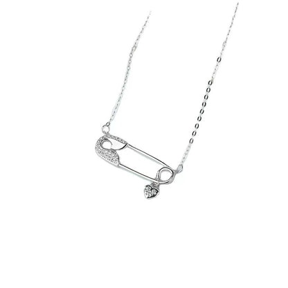 safety pin necklace