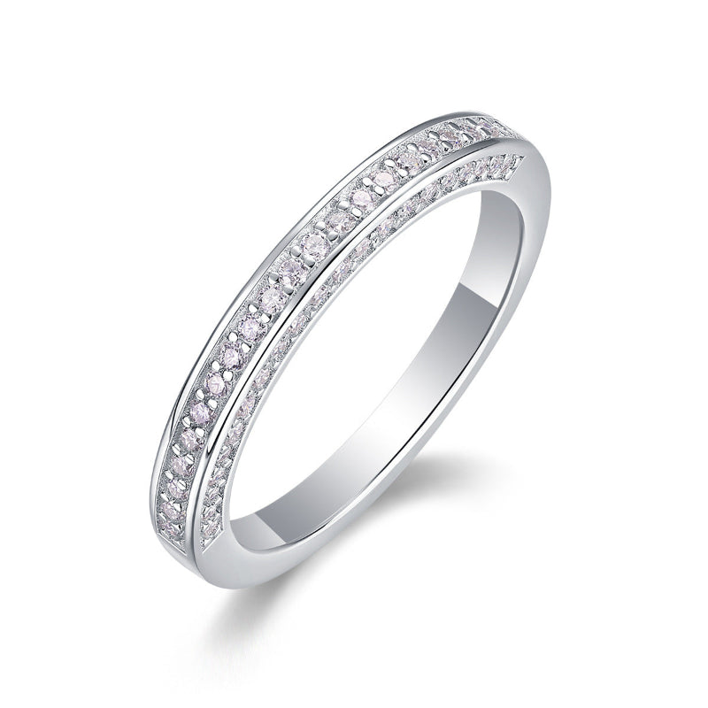 Classic Moissanite Promise Ring

