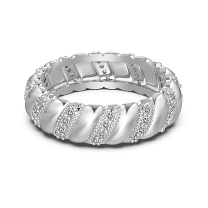 Sparkling Zirconia Wedding Rings