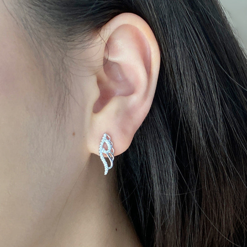 Sparkling Feather Ear