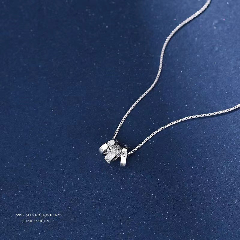 roberto coin diamond circle necklace