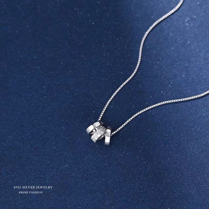 roberto coin diamond circle necklace