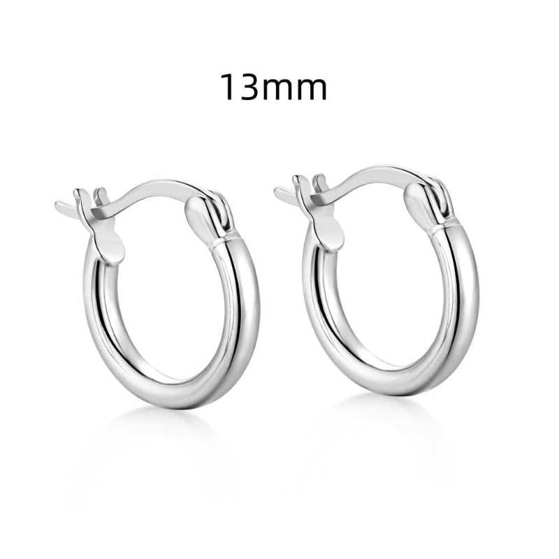Sleek 13mm Hoops

