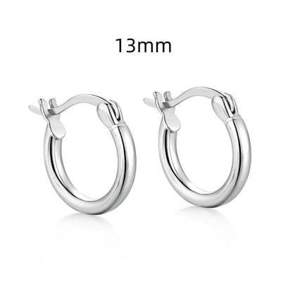 Sleek 13mm Hoops

