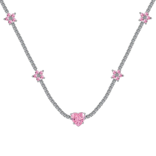 Heart Flower Zirconia Checker