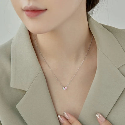 Love Divided Heart Necklace

