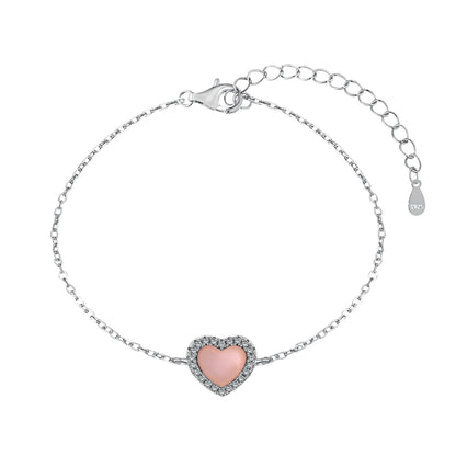 chunky heart bracelet