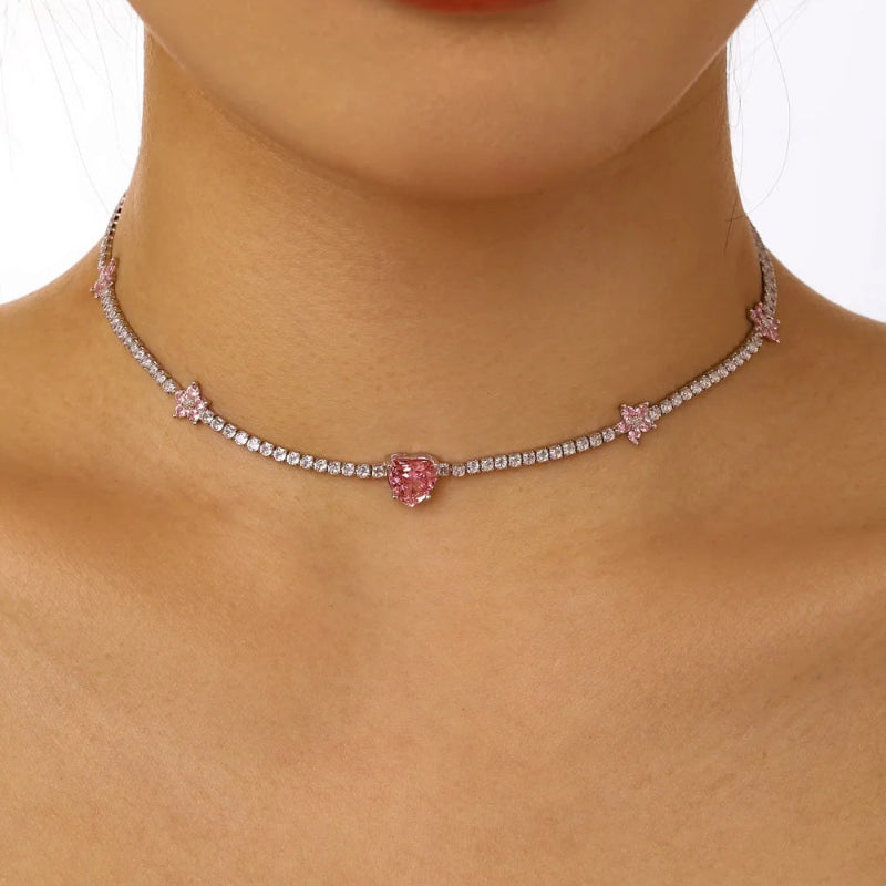 Silver Heart Flower Checker